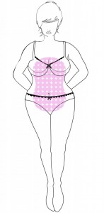 Curvaceous is when you have an hour glass shape with large breasts and curvy hips and/or bottom.